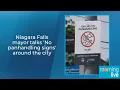 Niagara Falls mayor talks No panhandling signs around the city