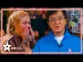 Download Lagu Karate Girl Gets A Surprise From Her Idol JACKIE CHAN on World's Got Talent | Kids Got Talent
