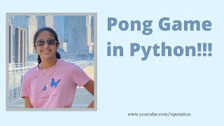Pong Game in Python Python Project Ideas