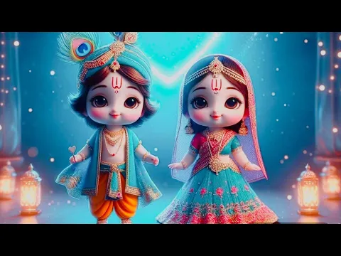 Download MP3 Radhe Krishna cartoon photo video song|radha krishna|krishna bhajan|krishna love Radha