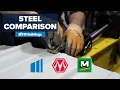 Update Morton Menards and FBi Steel Comparison Testing
