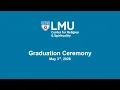 2026 LMU CRS Graduation Ceremony