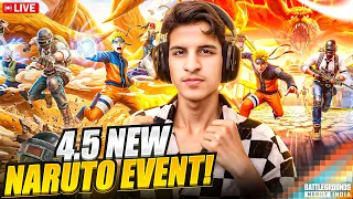 BGMI New 4.5 Naruto Event Gameplay!😍┃ 🔴Live🔴