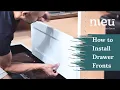 Easy DIY Installing Drawer Fronts On Kitchen Cabinets