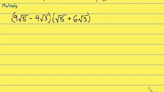 10 4 61 Multiply Radical Expressions - FOIL