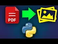 How to convert pdf to image jpg and png using Python on windows 10