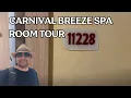Room Tour of a Spa Interior Room 11228 Carnival Breeze