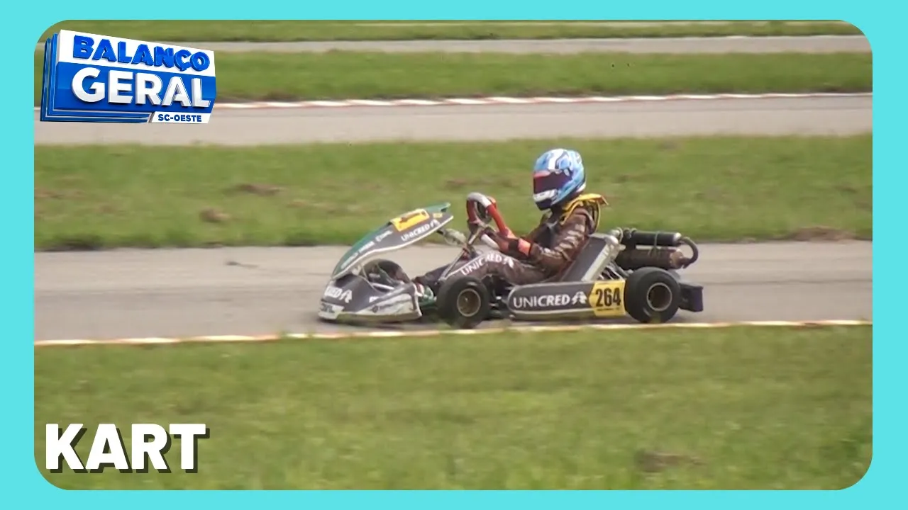Lucas Correa, piloto de Kart de Xaxim é campeão no Paraná