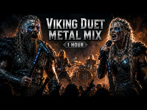 1 Hour Epic Viking Duet Metal Mix | Live Before Valhalla
