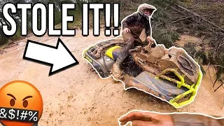 He Stole My FOUR WHEELER HAD TO FIGHT FOR IT BACK