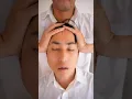 Head massage to promote blood circulation in the scalp