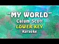 Download Lagu Calum Scott - My World (Lower Key)