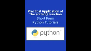 Python sorted Function Tutorial Sort Lists Strings with Examples for Beginners