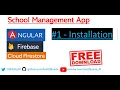 Angular Firebase School Student Online education Management App - Free download Installation