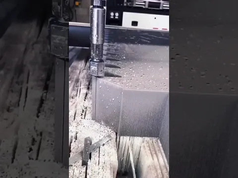 Download MP3 Mind-Blowing Water Jet Cutting on 8 Inch Carbon Steel Plate | Incredible Technology