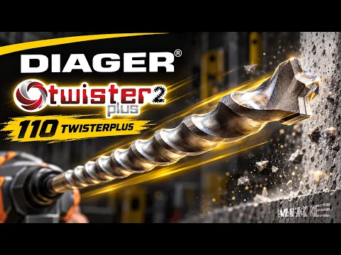 Mũi khoan bê tông Diager 110: Cấu tạo, chuẩn chuôi SDS và cách chọn kích thước