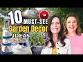 10 SIMPLE Outdoor Garden Decor Ideas To Try This Spring