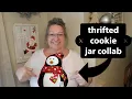 Thrifted Cookie Jar Collab Hunting for Christmas Decor Trash to Treasure Christmas Decorate with me