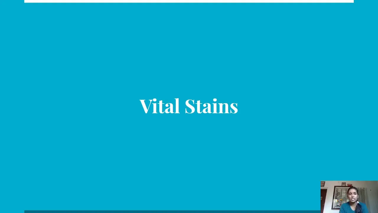 Vital stains