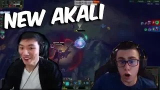 Streamers try new Akali (TF Blade, Boxbox) | Imaqtpie Masters | League Stream Highlights #112