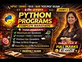 2 How to Write Python Program Part-2 Marathon NCERT Python for HPSC KVS NVS EMRS Deepali Ma am