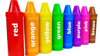 Satisfying ASMR l How to Make Pencil Rainbow Resources Crayons Sorting Surprises ASMR