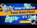 How to Make Your Own Flexi STL Files Free FlexiMaker Tutorial Using Blender STL Buddy