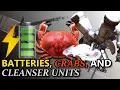 Kenshi Batteries Crabs and Cleanser Units What the Ashlands have to Offer