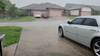 Hail Storm in Springfield Mo in 4K High Def April 28 2026