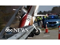 Pilot and passenger survive nose-first crash landing
