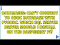Can t connect to ODBC database with pyodbc Which SQL Server driver should I install on the
