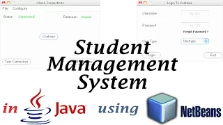 Student Management System in Java using NetBeans IDE with source code