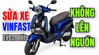 Sửa Xe máy điện Vinfast Evo 200lite lỗi mở khóa không có điện, không lên nguồn