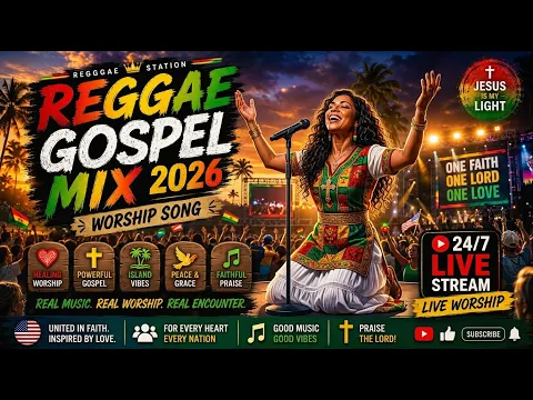 Best Reggae Gospel Worship Mix 🌴 1 Hour of Powerful Praise | Peaceful Christian Reggae Songs