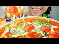 Download Lagu ASMR Pepperoni Pizza Dip ♥︎ Garlic Knots ♥︎ Recipe!! 먹방 No Talking suellASMR