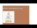 Features of Java - Robust