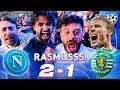 Download Lagu ⭐️ RASMUSSS!!! NAPOLI 2-1 SPORTING LISBONA | LIVE REACTION NAPOLETANI AL MARADONA HD