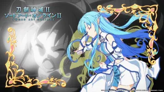 YouTube影片, 內容是刀劍神域 第二季 的 片尾動畫(ED2)(中日歌詞)
