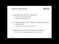 Week 3-1-1 Logical Operators Basics of the C programming language