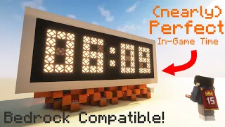 I Made the Best Minecraft Redstone Digital Clock - Showcase Tutorial