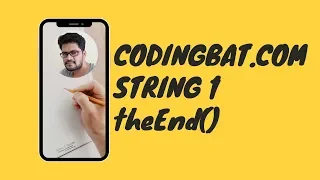 13 Codingbat String 1 theEnd Java coding practice UiBrains by Naveen Saggam
