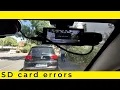 Please insert SD card SD error please format errors for auto camera from Temu