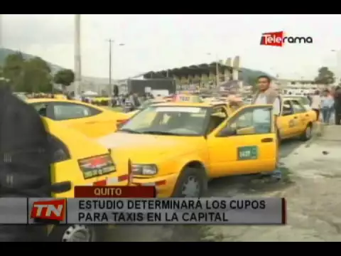 Estudio determinará los cupos para taxis en la capital
