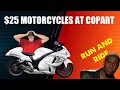25 Run and Ride Motorcycles at Copart Crashed Toys