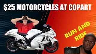 25 Run and Ride Motorcycles at Copart Crashed Toys
