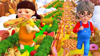 Challenge Food: Tani and Doll Overcome Obesity School