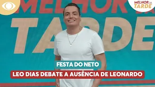 Leo Dias defende ausência de Leonardo: "Ele não é hipócrita" | Melhor da Tarde