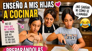 Enseño A Mis Hijas A Cocinar Y Esto Paso 🤣