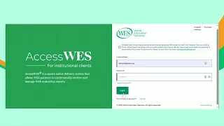 Welcome To AccessWES 
