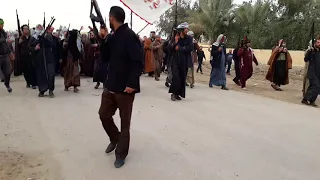 عراضة عكيل البوحياي في فاتحة المرحوم الشيخ فيصل مطشر الفالح العكيلي 